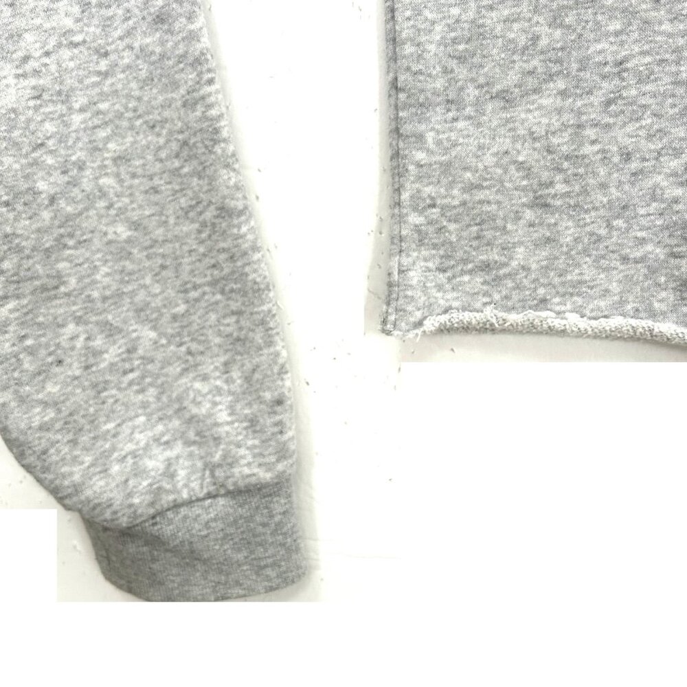 Garage Cropped Polo Sweatshirt Gray Size M - Picture 3 of 8